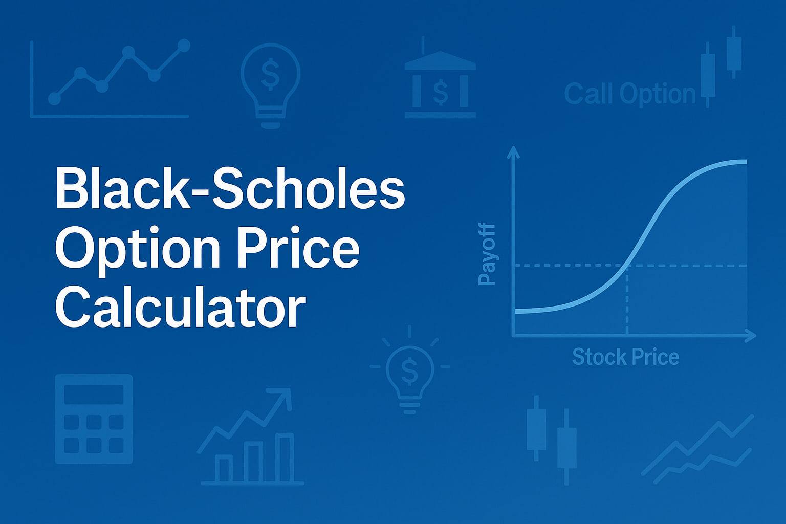 Black-Scholes Option Calculator project screenshot