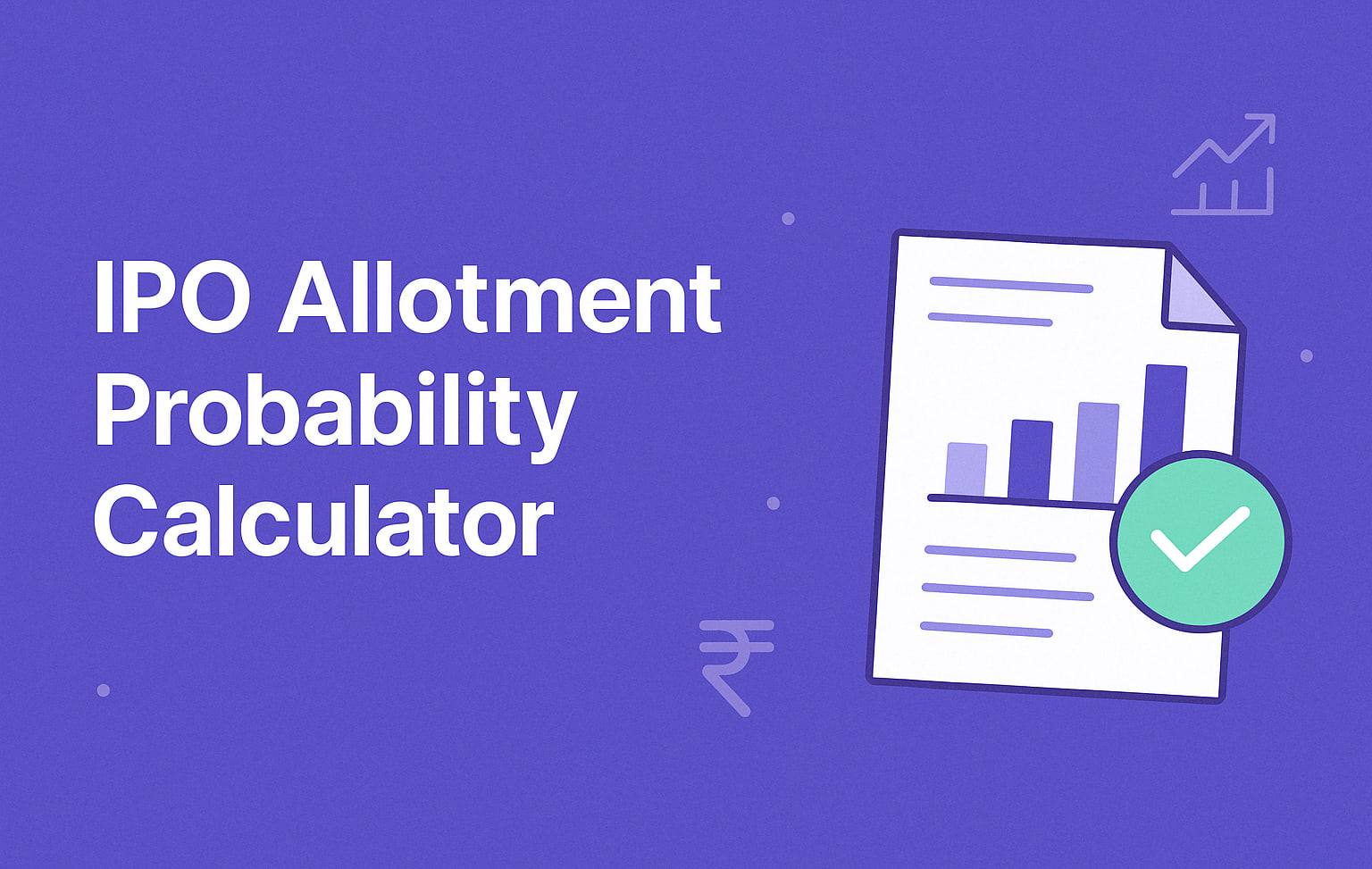 IPO Allotment Probability Calculator project screenshot